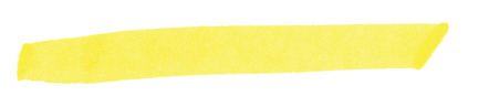 Yellow Marker Stroke Illustration